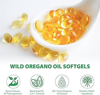 OREGANO OIL + BLACK SEED OIL 6000 MG
