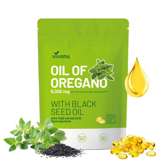OREGANO OIL + BLACK SEED OIL 6000 MG