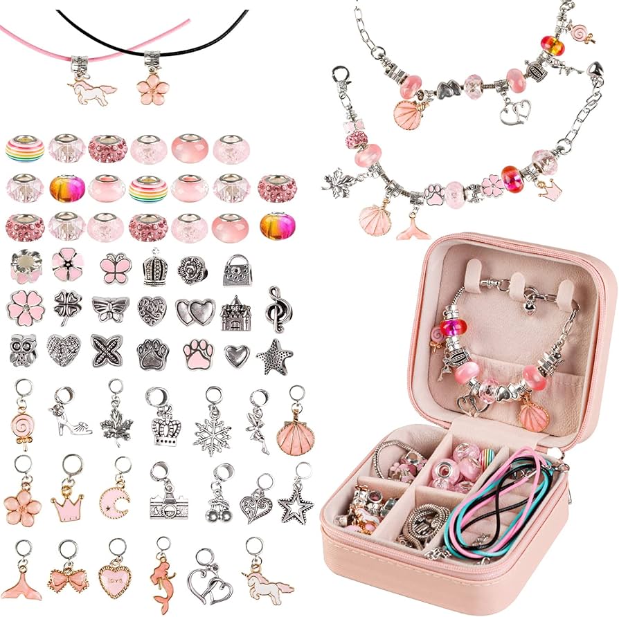 SET DE JOYERO Y PULSERAS DIY