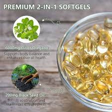 OREGANO OIL + BLACK SEED OIL 6000 MG